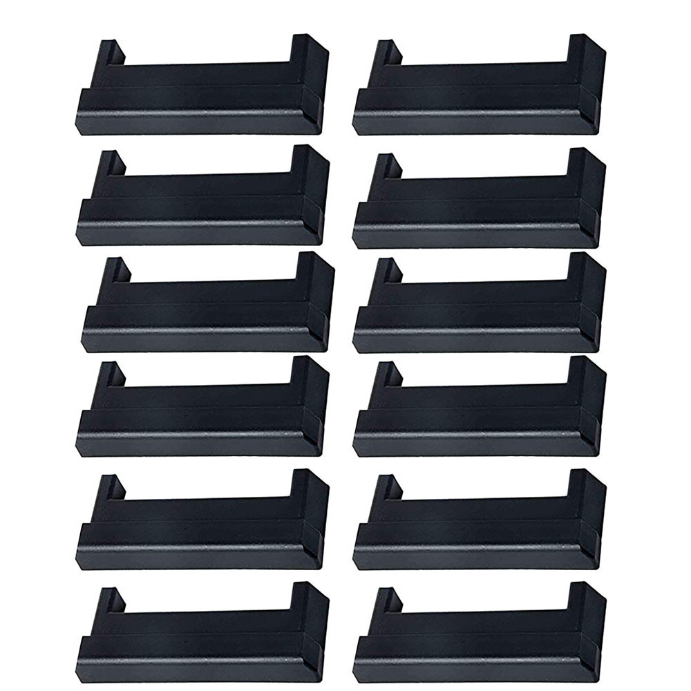(12) E-Track Plastic End Cap for Horizontal E-Track Tie-Down Rail Systems