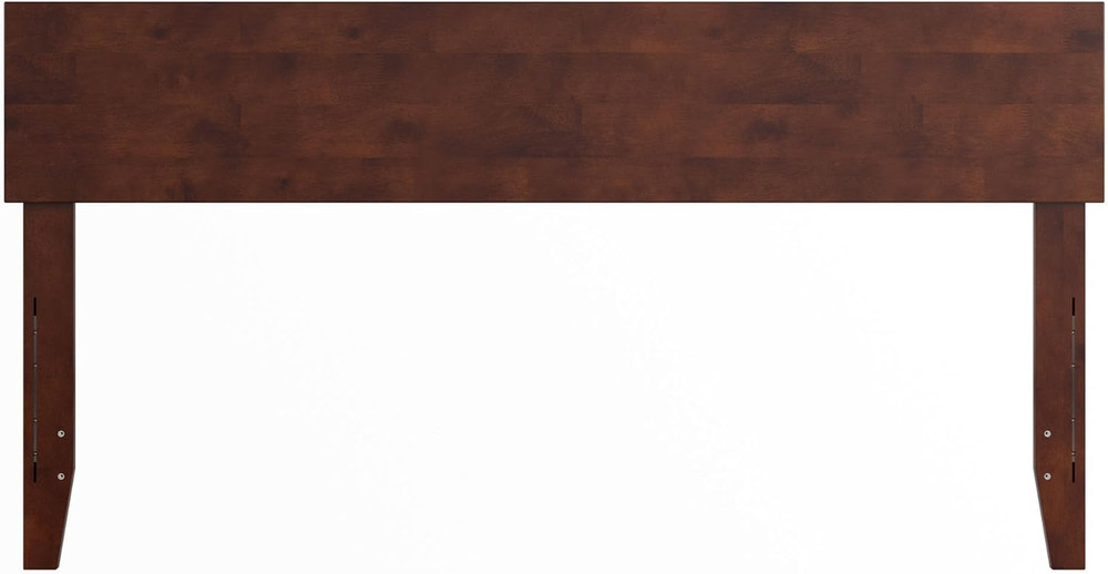 Orlando Modern Solid Wood Headboard, Queen, Walnut