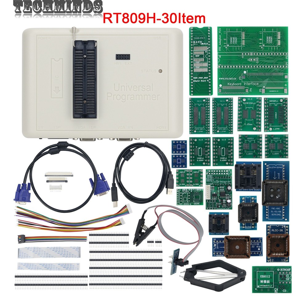 RT809H-30Item Universal Programmer Chip Programmer EMMC-Nand FLASH Programmer