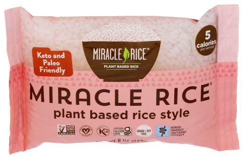 Miracle Noodle Rice Miracle 8 OZ Pack Of 6
