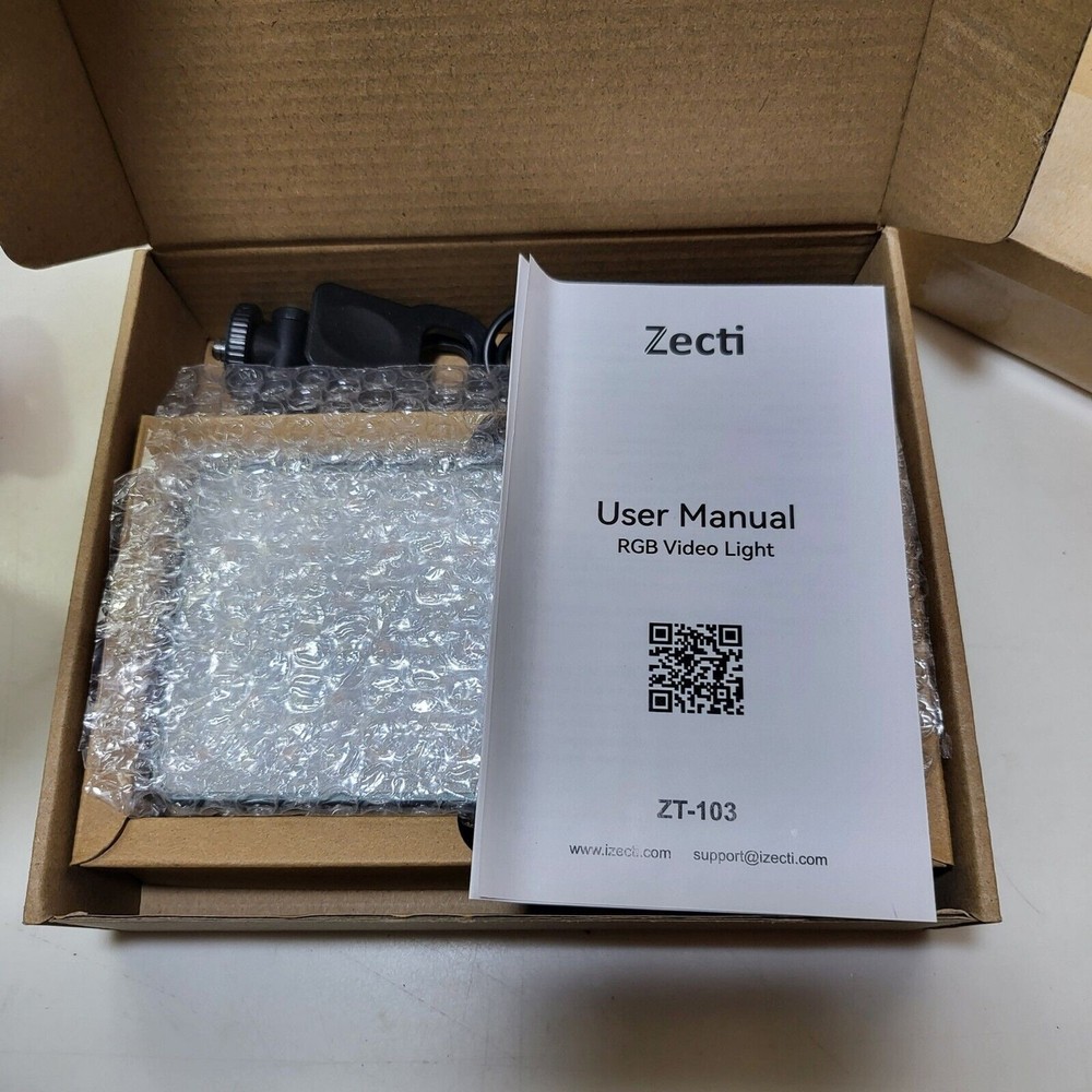 Zecti Rgb Video Light New Open Box