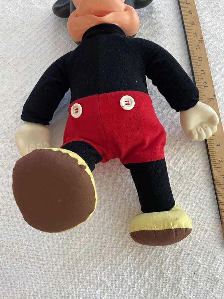 Vintage Marching Mickey Mouse 20" Hasbro Walt Disney Prod. Working