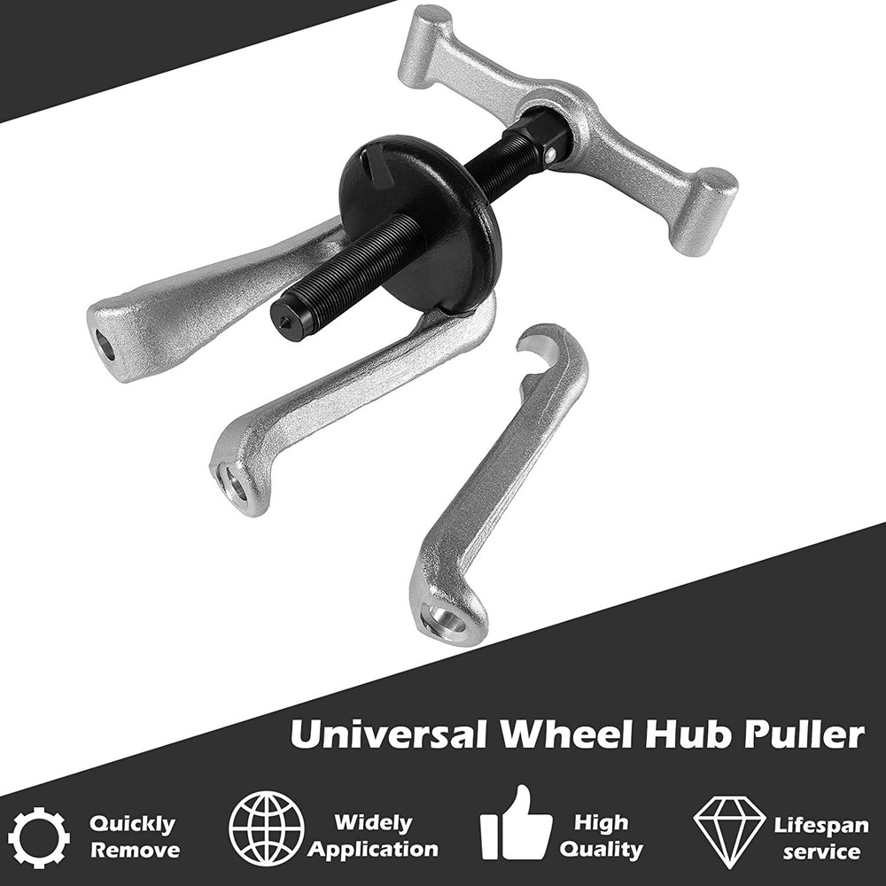Universal 7394 Hub Puller Brake Drum Puller Wheel Hub Removal Tool (Large Size)