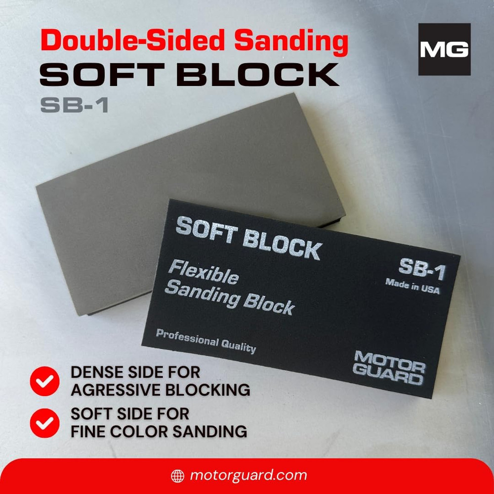 Flexible Sanding Block Soft Sanding Pad Hand Sanding Tool Auto Body Paint