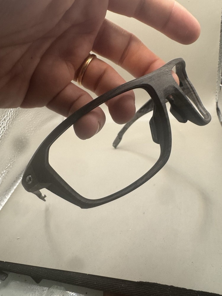 Oakley Split Shot Woodgrain Frame (Missing Arm Clips)