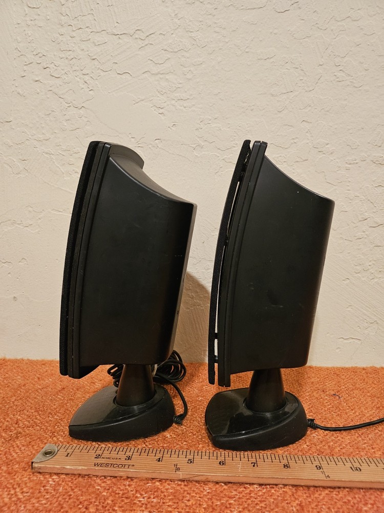 2 Vintage Acoustic Authority Computer SpeakersTested & Working Matching set