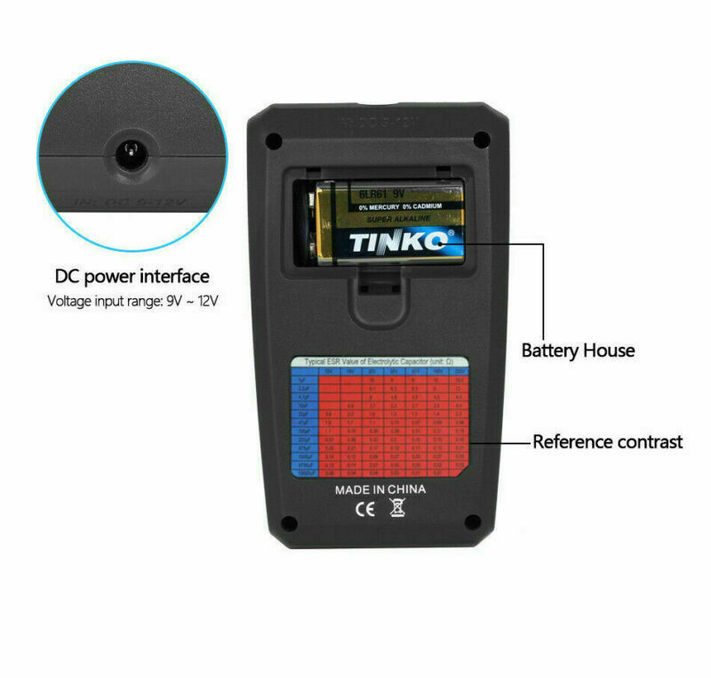 ESR02 Pro Digital Transistor Tester SMD Chip Component Inductance Meter