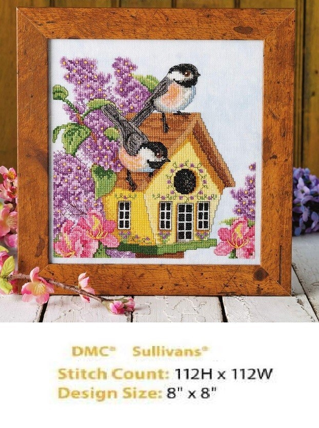 SPRING CHICKADEES CROSS STITCH PATTERN ONLY   YD   WEQ