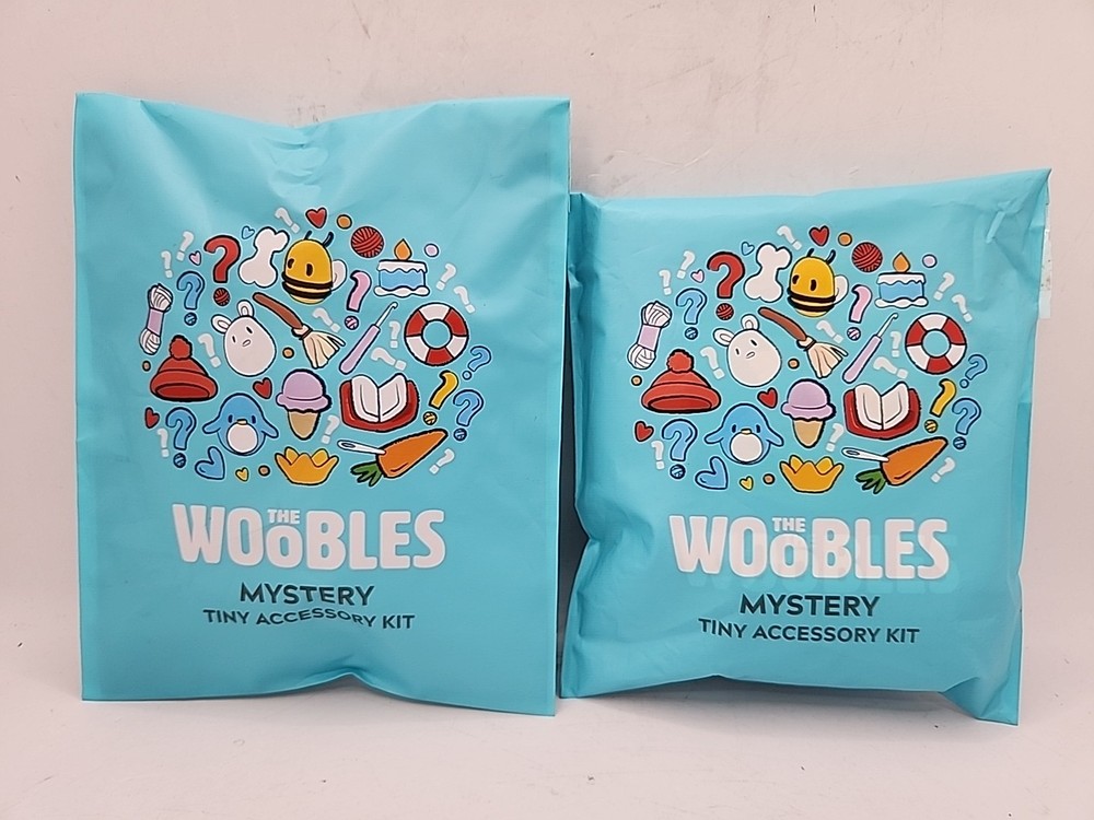 NEW The Woobles Mystery Tiny Accessory Kit. 2 Pack. SEALED