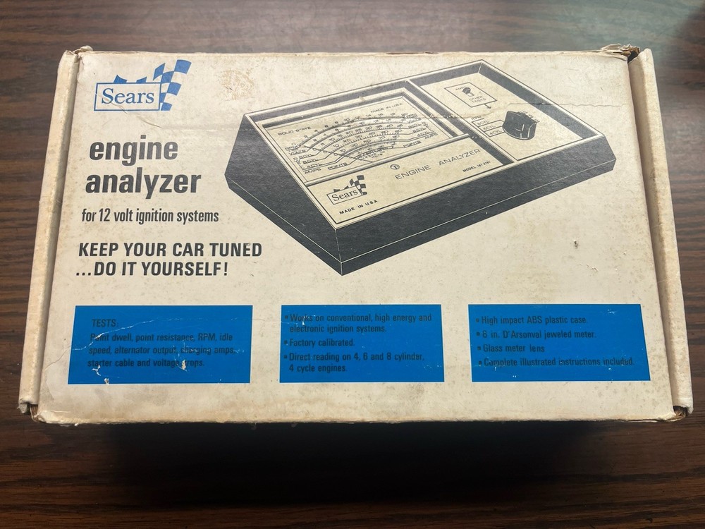 Sears Engine Analyzer 12 Volt 2161