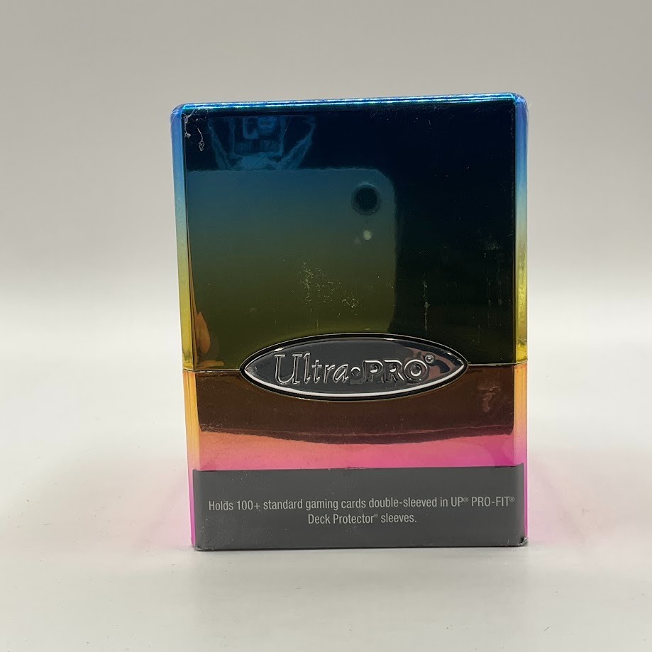 Ultra Pro Deck Box: Satin Cube - Rainbow