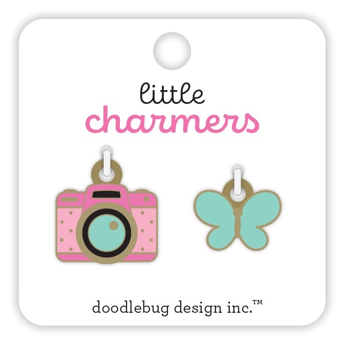 Doodlebug Little Charmers 6/Pkg-Pretty Picture, Hello Again