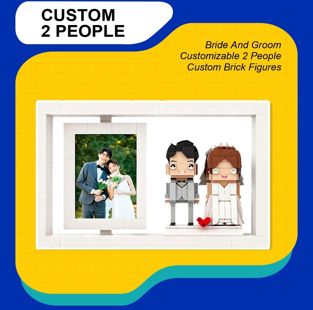 Character Blocks My Custom Brickfigures Customization Ornament with People