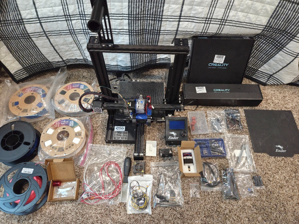 Modded Ender 3 Pro w/ Accessories Direct Drive