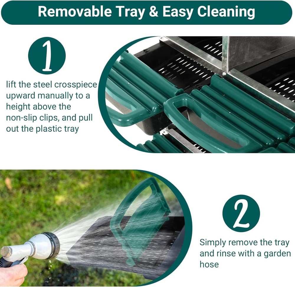 Chicken Nesting Box 2-Tier Chicken Nesting Box 8 Compartments Coop Laying Eggs