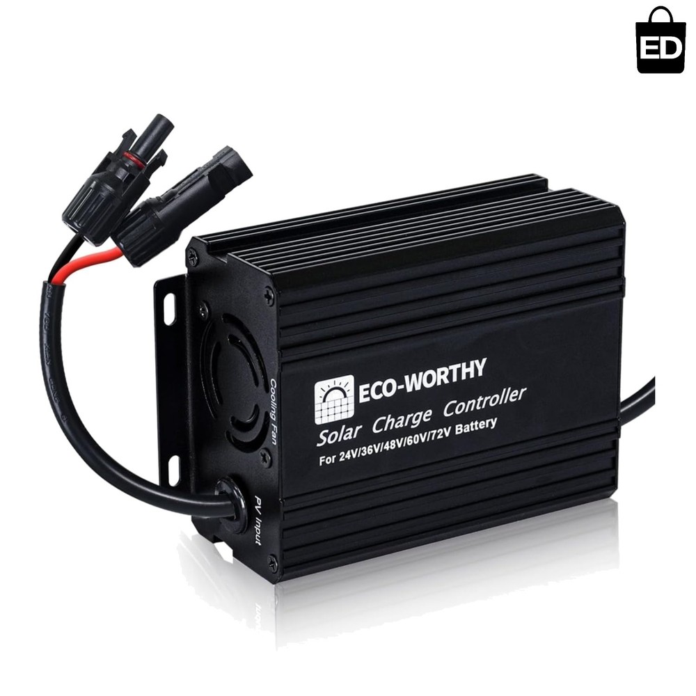 12A MPPT Solar Charge Controller - Efficient Regulator for 48V/60V/72V Batteries
