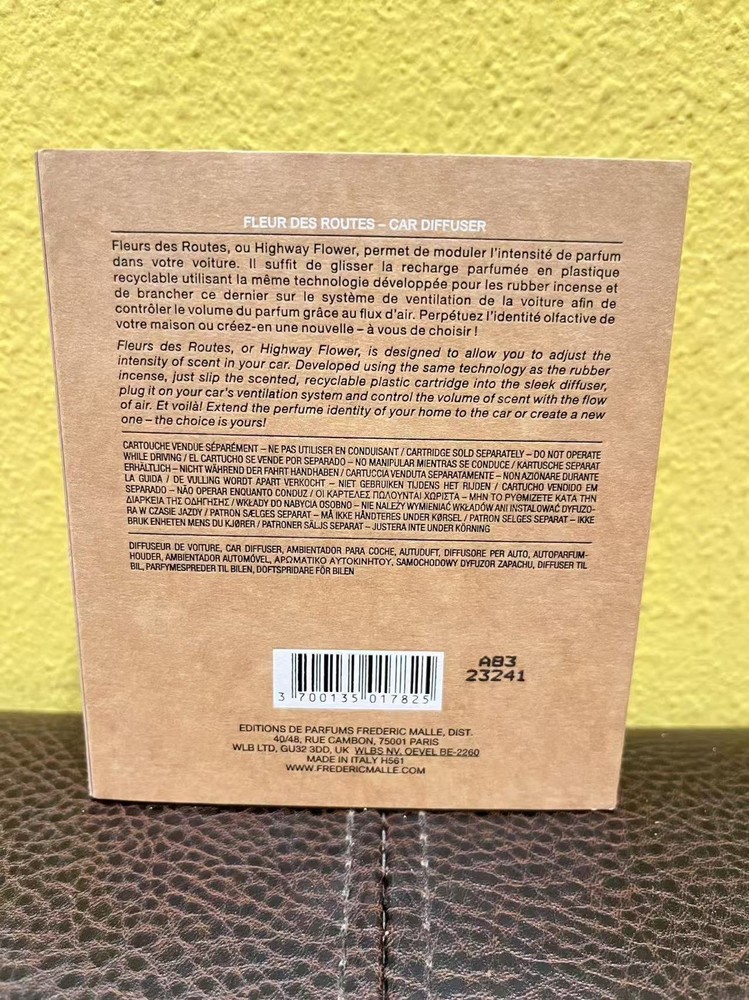 Frederic Malle Fleur Des Routes Car Diffuser - In Box