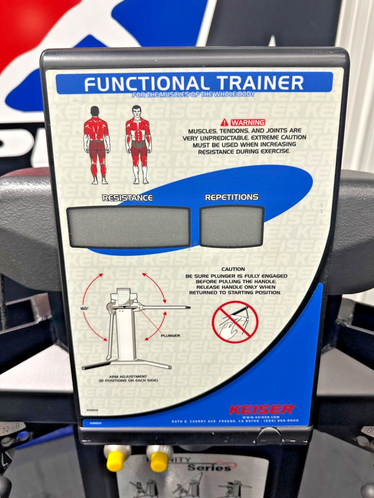Keiser | Infinity Series Functional Trainer w/ 2 Window Display