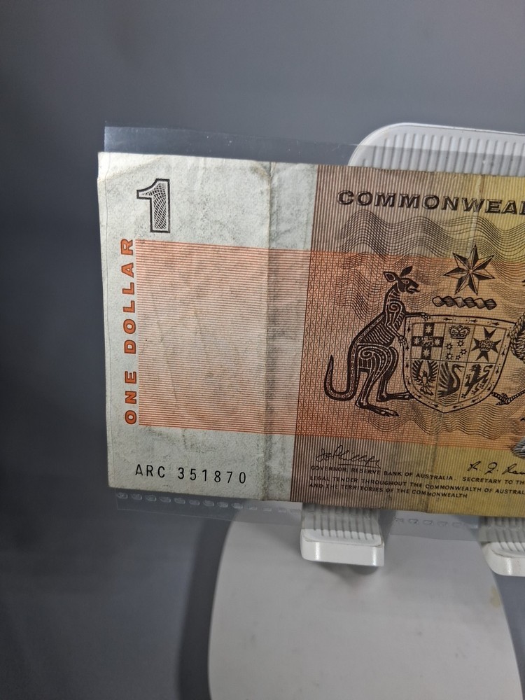1974 AUSTRALIA 1 DOLLAR BANKNOTE