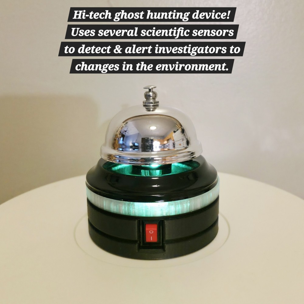 EnviroBell ultimate ghost hunting device & trigger object, rechargeable