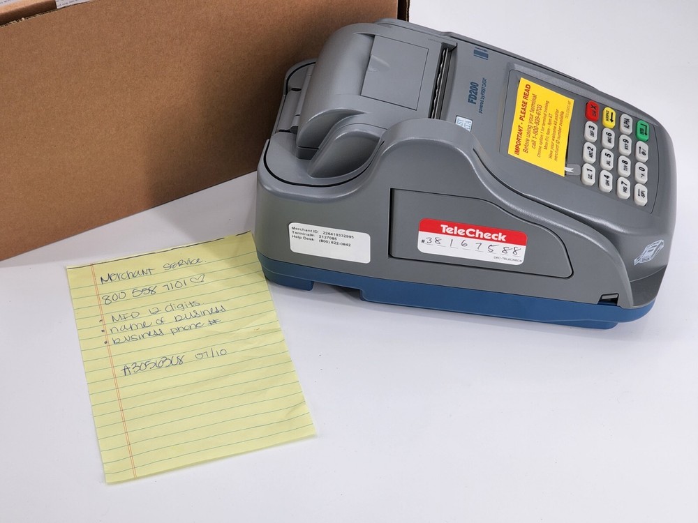 First Data FD-200 ***Open box*** In Original Box