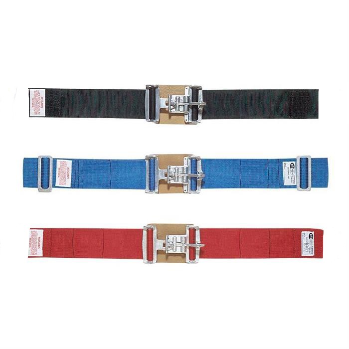 Simpson 29002BK Black Wrap-Around Lap Belt, Latch & Link, Pull Up