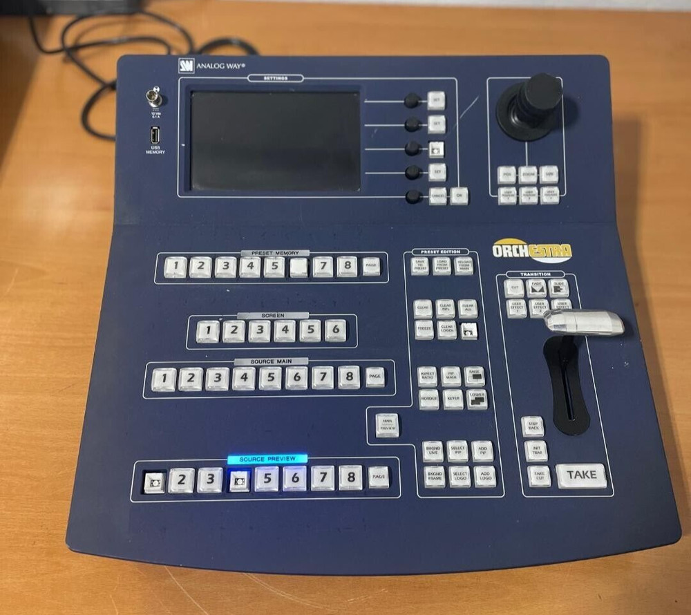 Analog Way ORC50 Orchestra Multi-Screen Touch Event Controller LCD