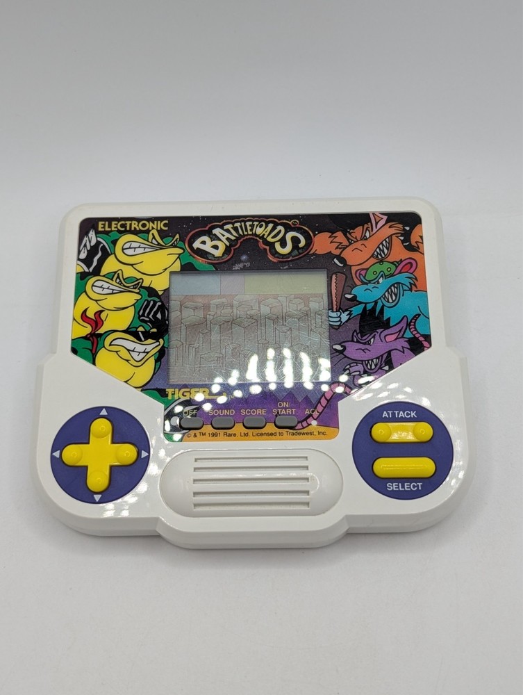 Battletoads 1988 Tiger Electronics Handheld Game Tested Working Rare