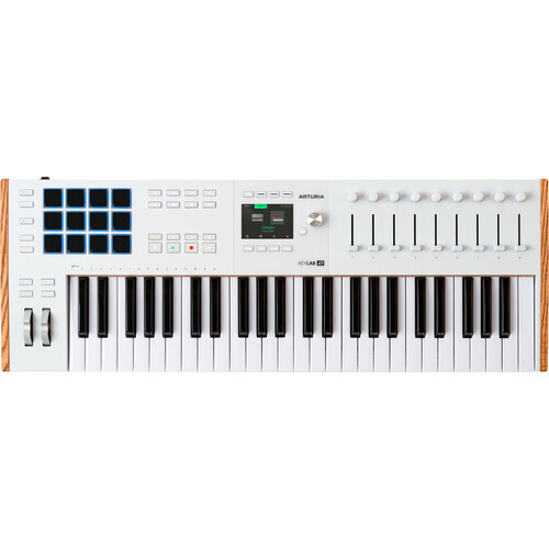 Arturia KeyLab 49 mk3 Professional MIDI Controller and Software (White)