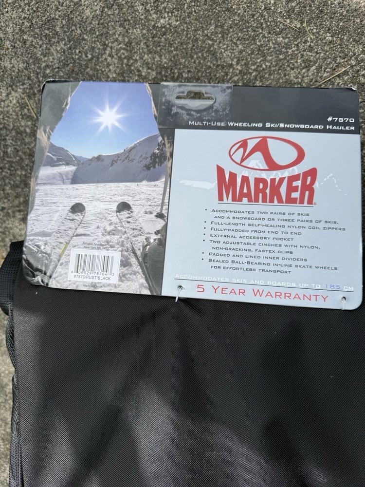 Marker Multi-use Wheeling Ski/snowboard Hauler