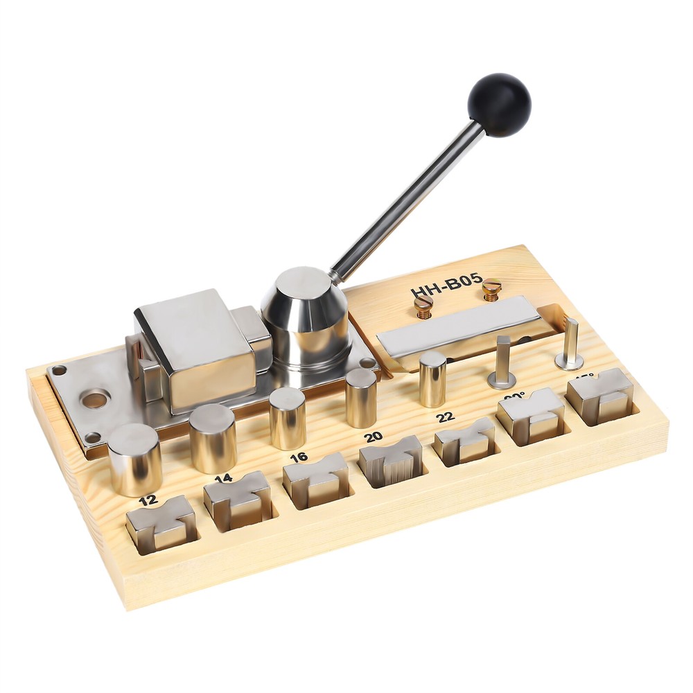Ring Bender Tool Set for Jewelry Making with Multiple Core Dies