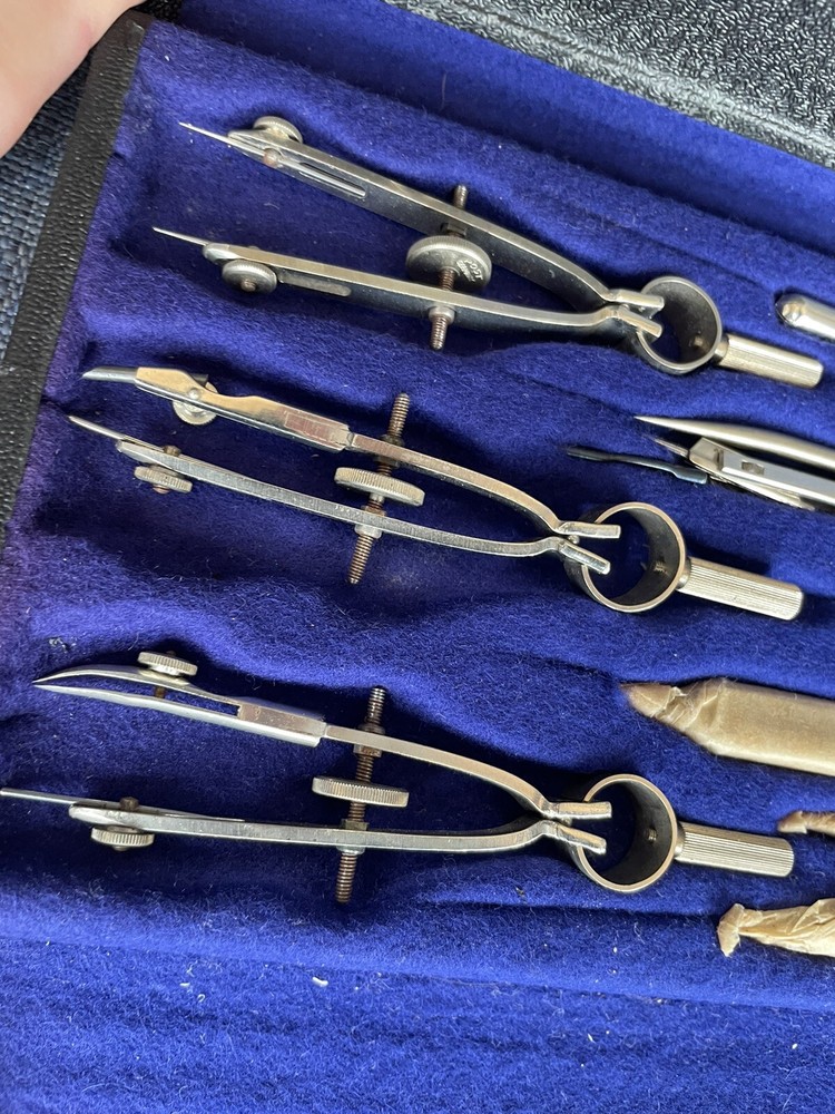 FREDERICK POST COMPANY VINTAGE DRAFTING TOOL SET Style #1130c