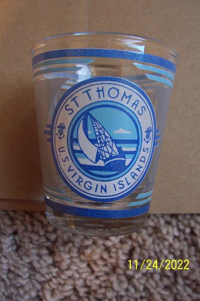 St. Thomas Souvenir Shot Glass