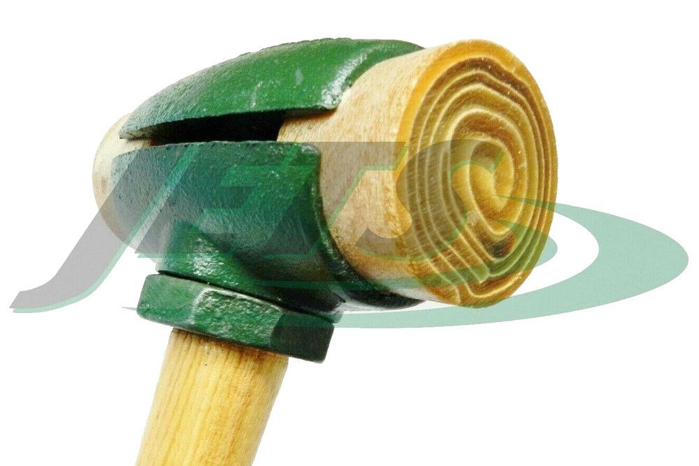 Rawhide Mallet Split Head Hammer #5 GARLAND 31005 with 2-3/4" Rawhide Faces