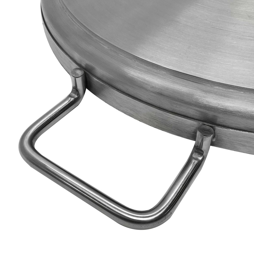 Stainless Steel Flat Comal Griddle Pan Cookware 16 inch