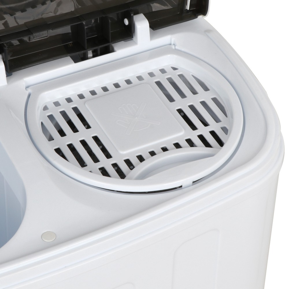 Compact Twin Tub Washing Machine Fast Dryer & Efficient Spin Washer Save Space