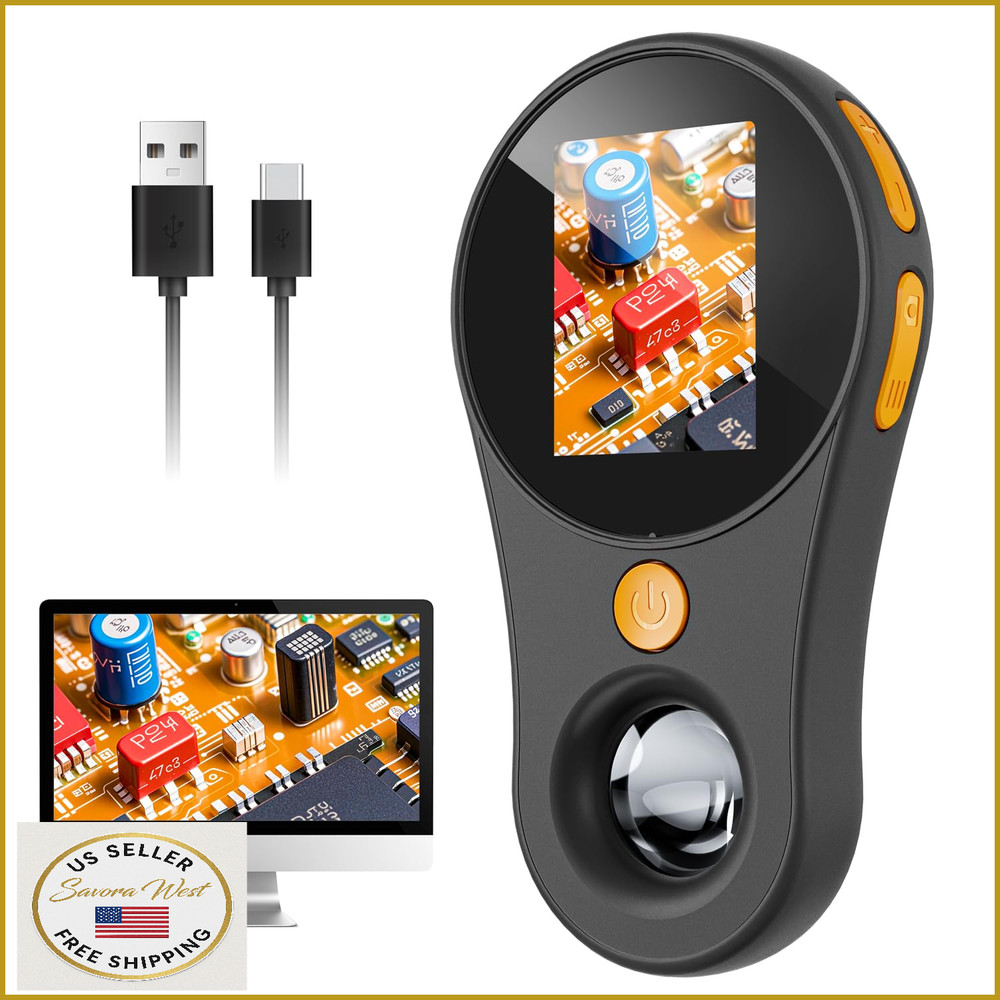 SKYBASIC 500X Macro Handheld Digital Microscope 2" IPS Screen PC Compatible Port