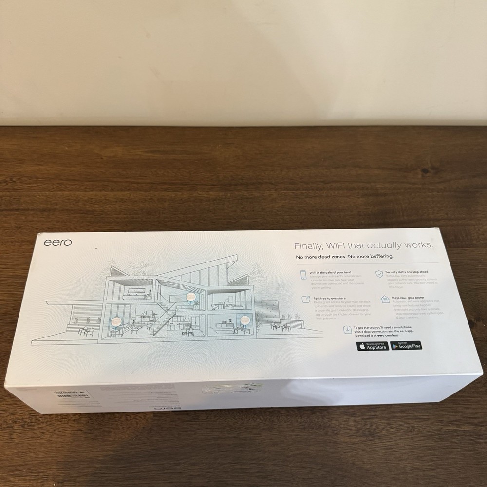 Eero A010301 AC Whole Home Wi-Fi System 3-Pack White multiple access points