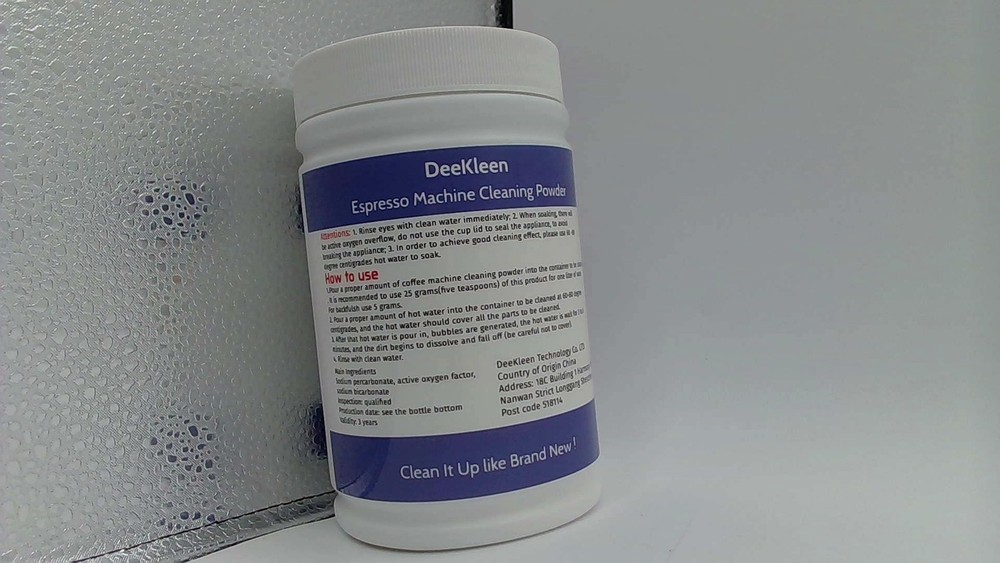 DeeKleen White Espresso Machine Cleaning Powder 24oz