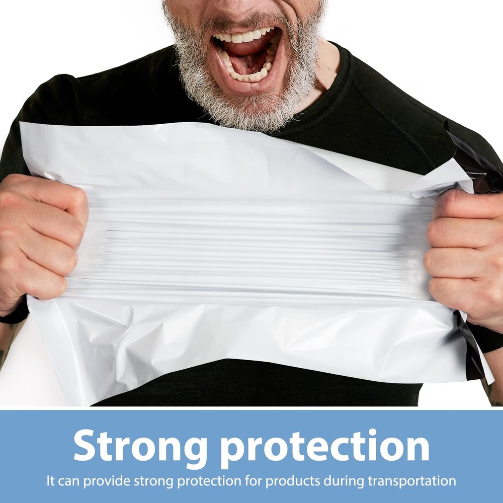 Metronic White Poly Mailers 14.5x19 100 Pack, Large 100PC,