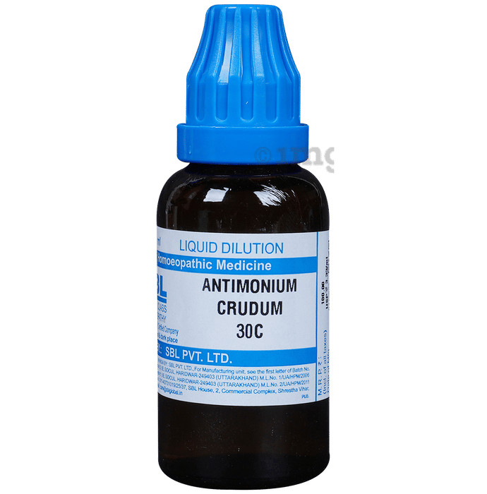 SBL Antimonium Crudum 30 CH (30ml)