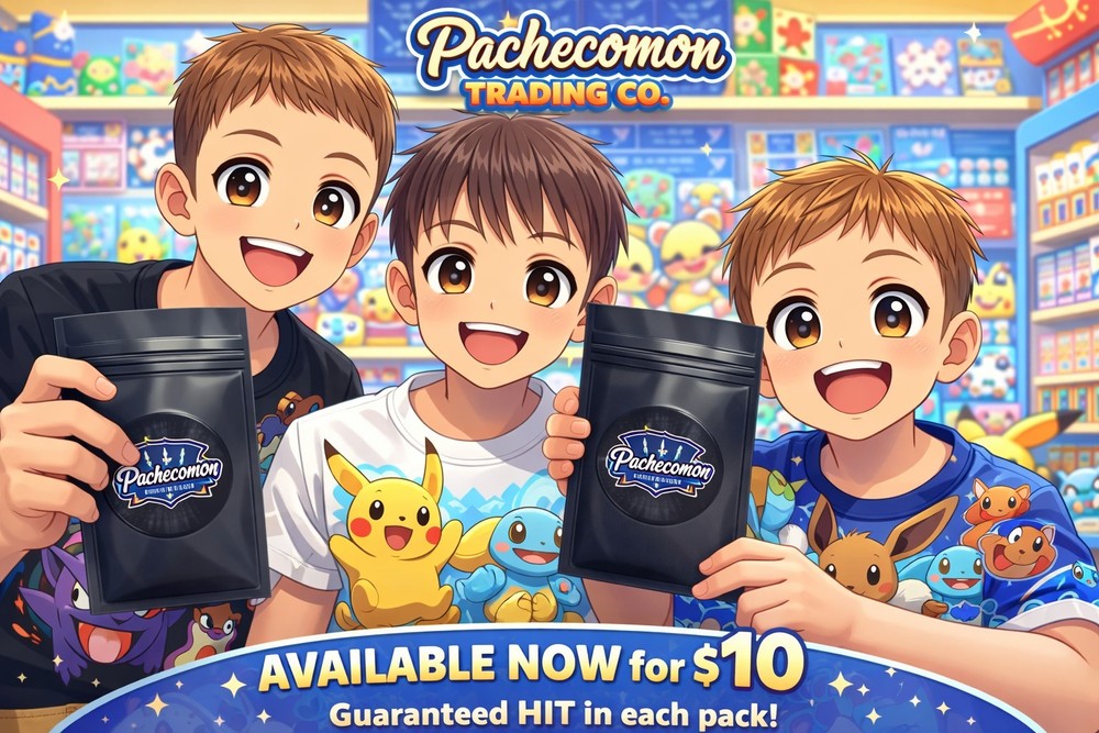 Pachecomon Trading Co. Pachecomon Trading Card Game Pack Guaranteed HIT!