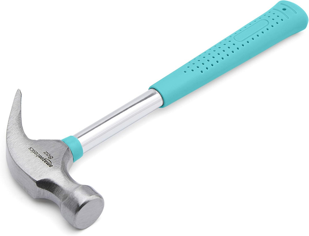 Amazon Basics 8 Oz Hammer, Turquoise