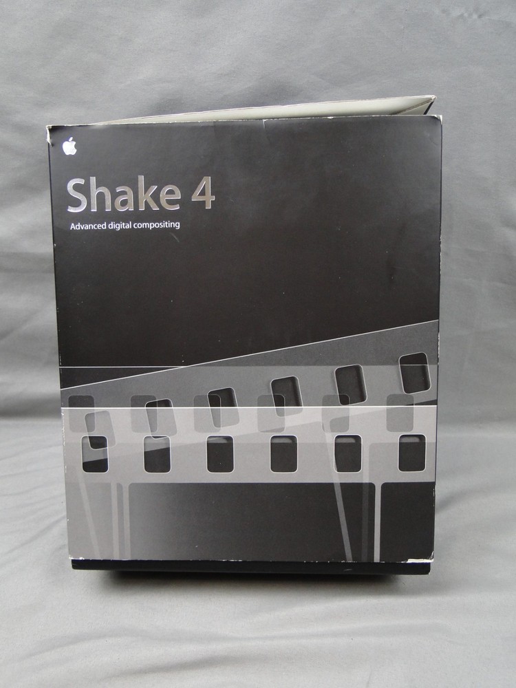 Apple Shake 4 Advanced Digital Compositing with Serial Numbers Big Box