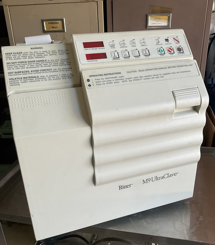 Midmark Ritter M9 Ultraclave Autoclave Sterilizer