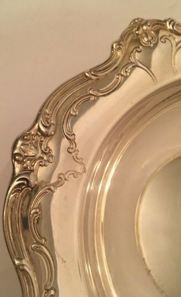 Gorham Silver Original Chantilly Silverplate Candy Dish Bowl Makers Mark YC1310