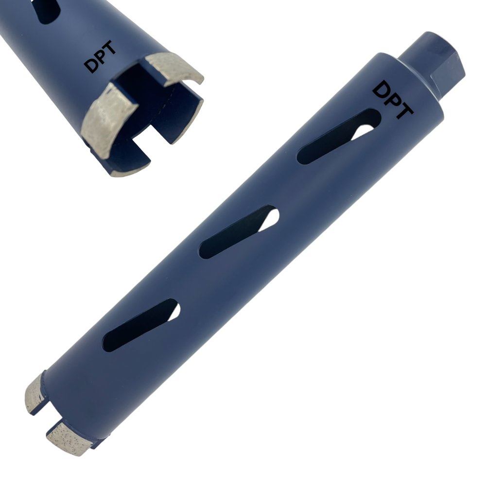 2 Pack 1-1/2" Dry Diamond Core Bits Drill Concrete Asphalt Bricks Blocks Stones