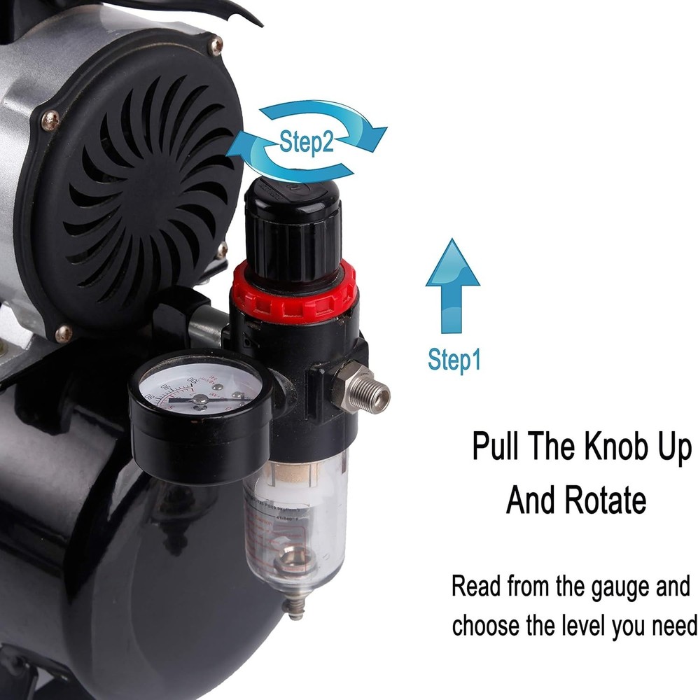 Mini Compressor for Model Painting & Automotive Graphic-