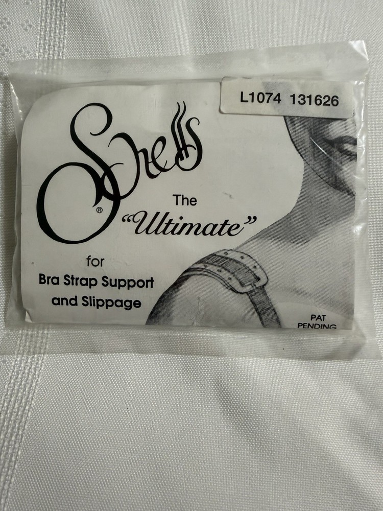 Vintage Shells “Ultimate” Bra Strap Support & Slippage~ Up To 1” Strap Width~NEW