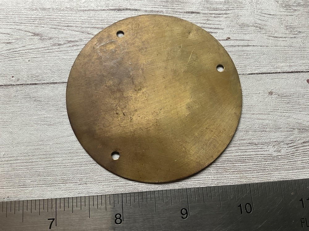 ORIGINAL WWI WRIGHT MARTIN SIMPLEX AIRCRAFT ENGINE SPEC DATA NAME PLATE